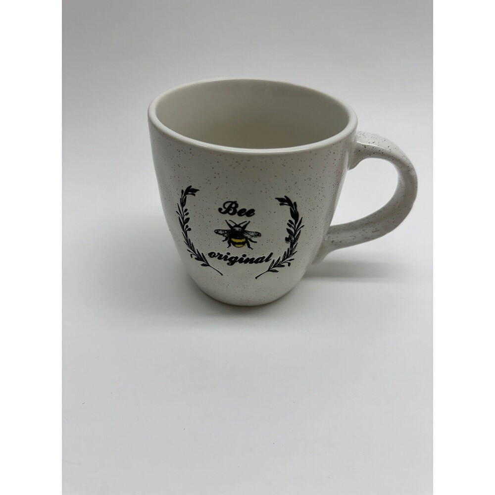 Home Essentials Urban Speckle Bee Original Coffee Mug Ceramic Bee Farmhouse